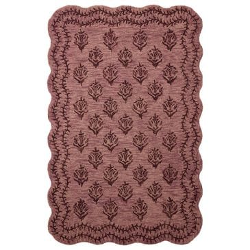 Loloi Lisette Plum and Dark Plum 5" x 7"6" Area Rug, , large