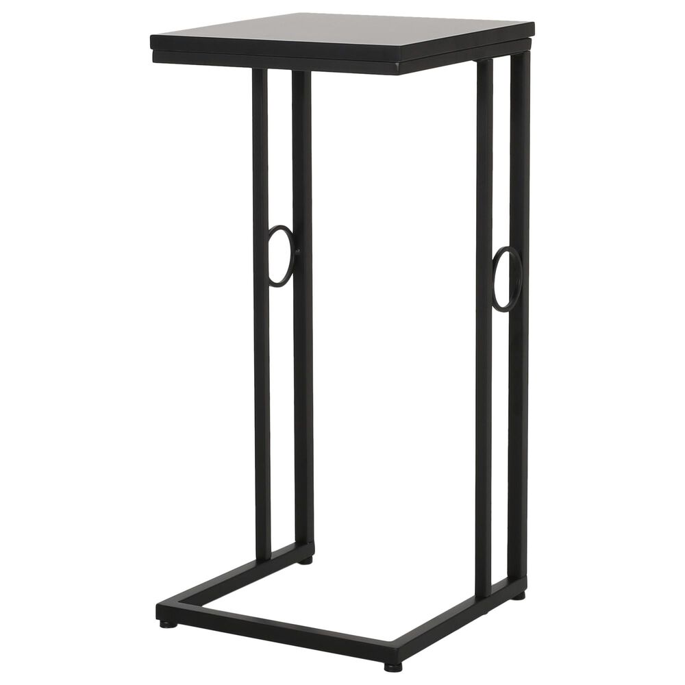 Noble House Essex End Table in Black, , large