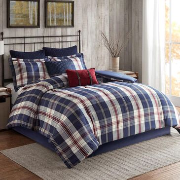 Hampton Park Woolrich 3-Piece King Comforter Set in Blue and Red, , large