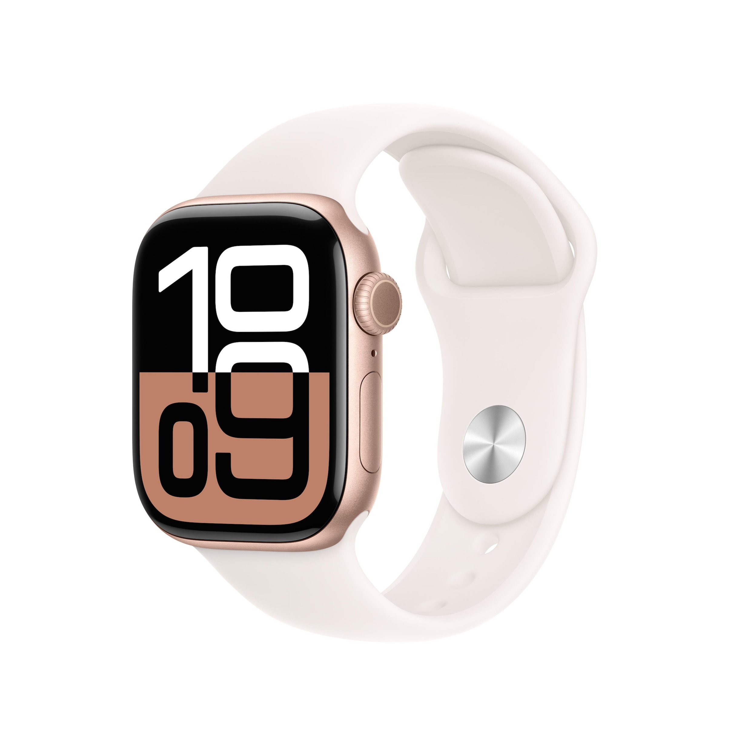 Apple Watch Series 10 GPS Cellular 42mm Rose Gold Aluminum Case with Light Blush Sport Band M L Shop NFM