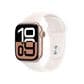 Apple Watch Series 10 GPS + Cellular 42mm Rose Gold Aluminum Case with Light Blush Sport Band - M/L, , large