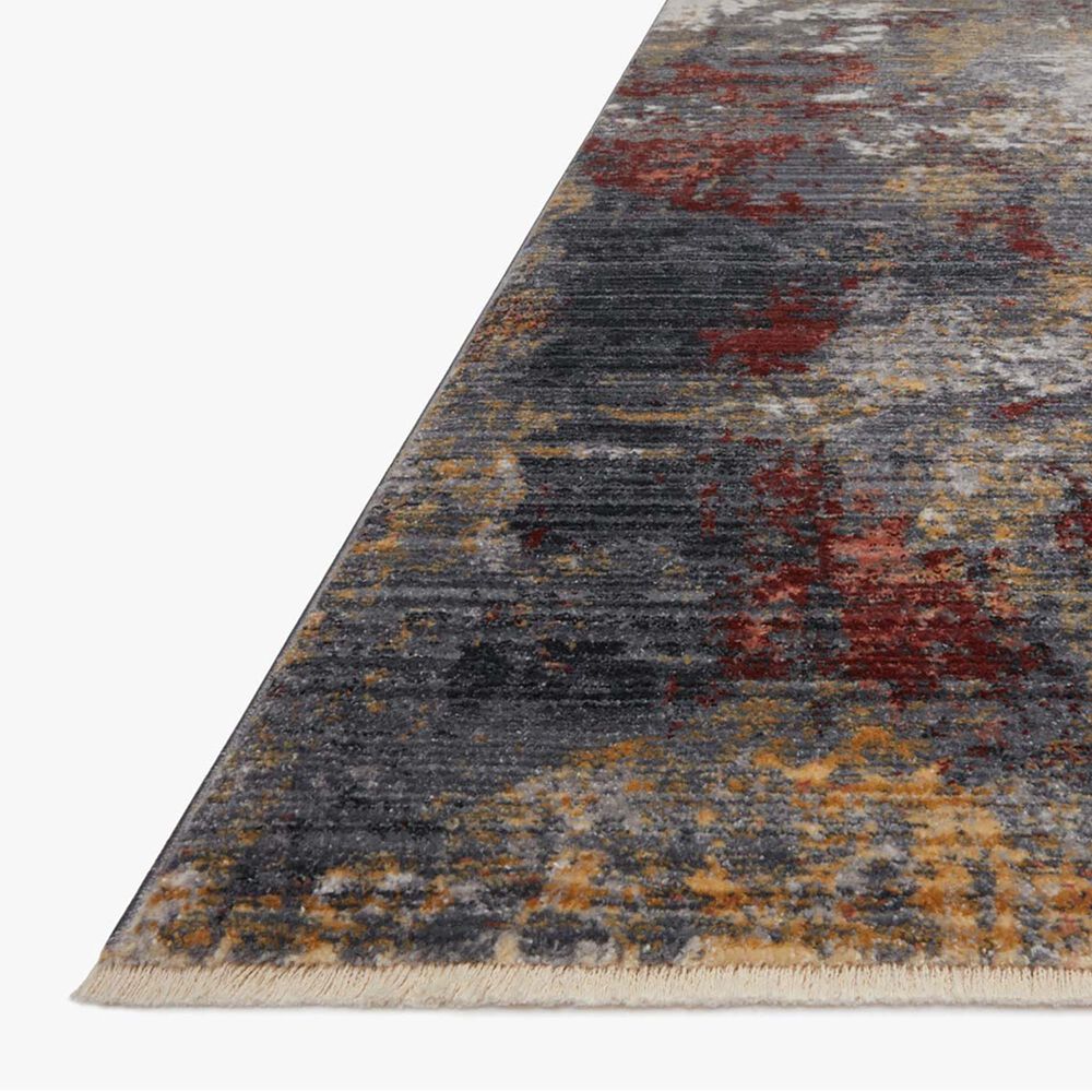 Loloi II Samra SAM-03 2&#39;3&quot; x 3&#39;10&quot; Dark Grey and Spice, , large