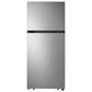 LG 17.5 Cu. Ft. Top Freezer Refrigerator in Print Proof Stainless Steel, , large