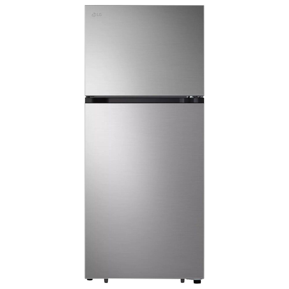 LG 17.5 Cu. Ft. Top Freezer Refrigerator in Print Proof Stainless Steel, , large