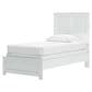 Ashley Bostwick Shoals 5-Piece Twin Panel Bedroom Set in White, , large
