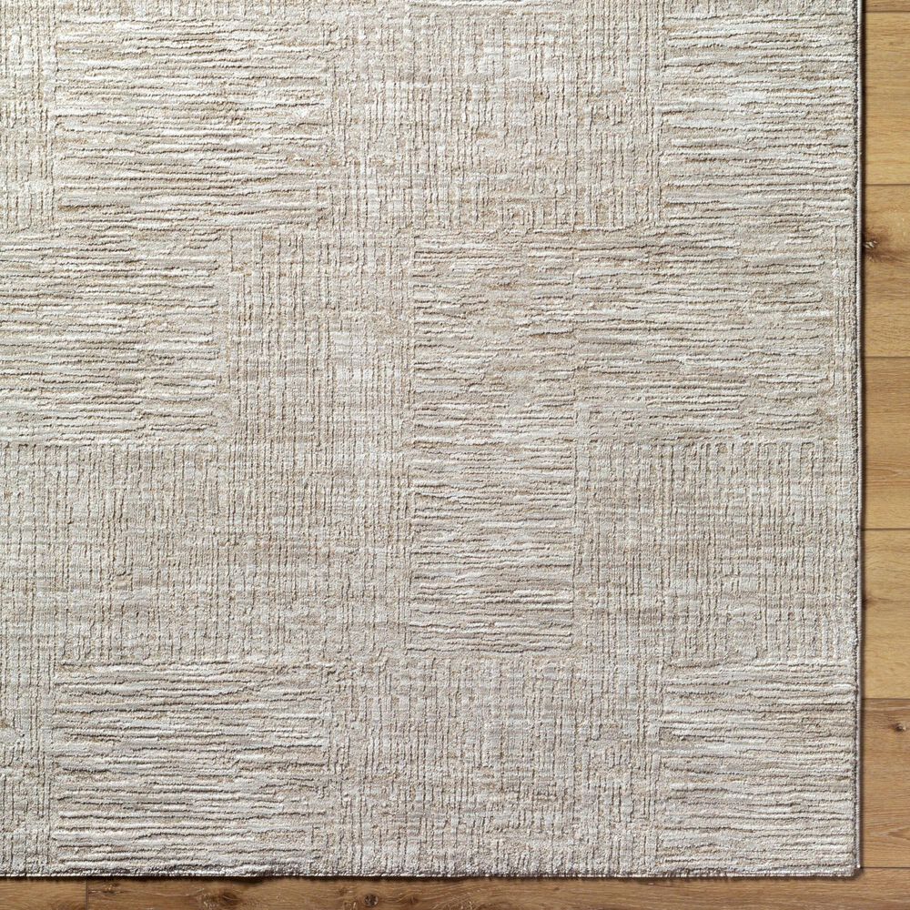 Surya Masterpiece Light Gray, Medium Gray and Cream 7&#39;10&quot; x 10&#39;2&quot; Area Rug, , large