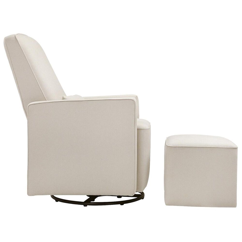 DaVinci Olive AllPurpose Swivel Glider with Bonus Ottoman in Cream NFM