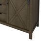 Lexora Home Marsyas 60" Double Bathroom Vanity in Rustic Brown with White Quartz Top and Rectangular Sinks, , large