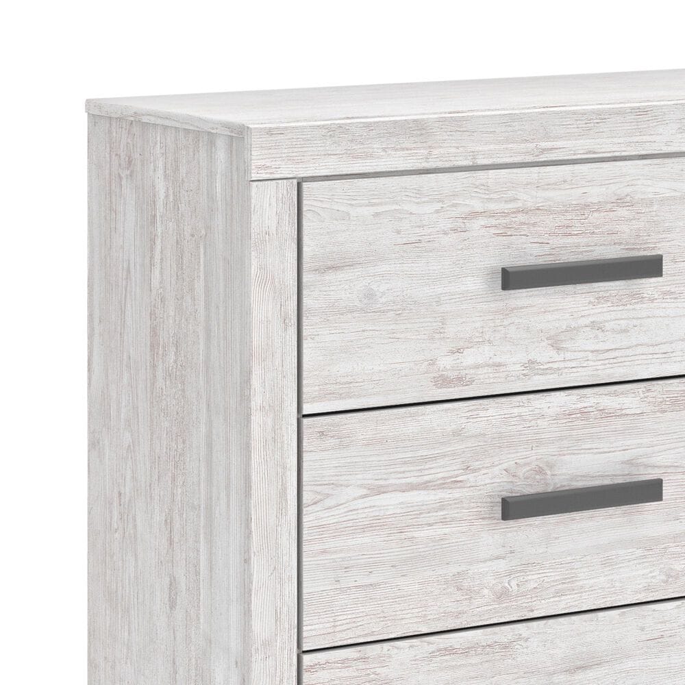 Ashley Cayboni 4 Piece Queen Bedroom Set in Whitewash Paint, , large