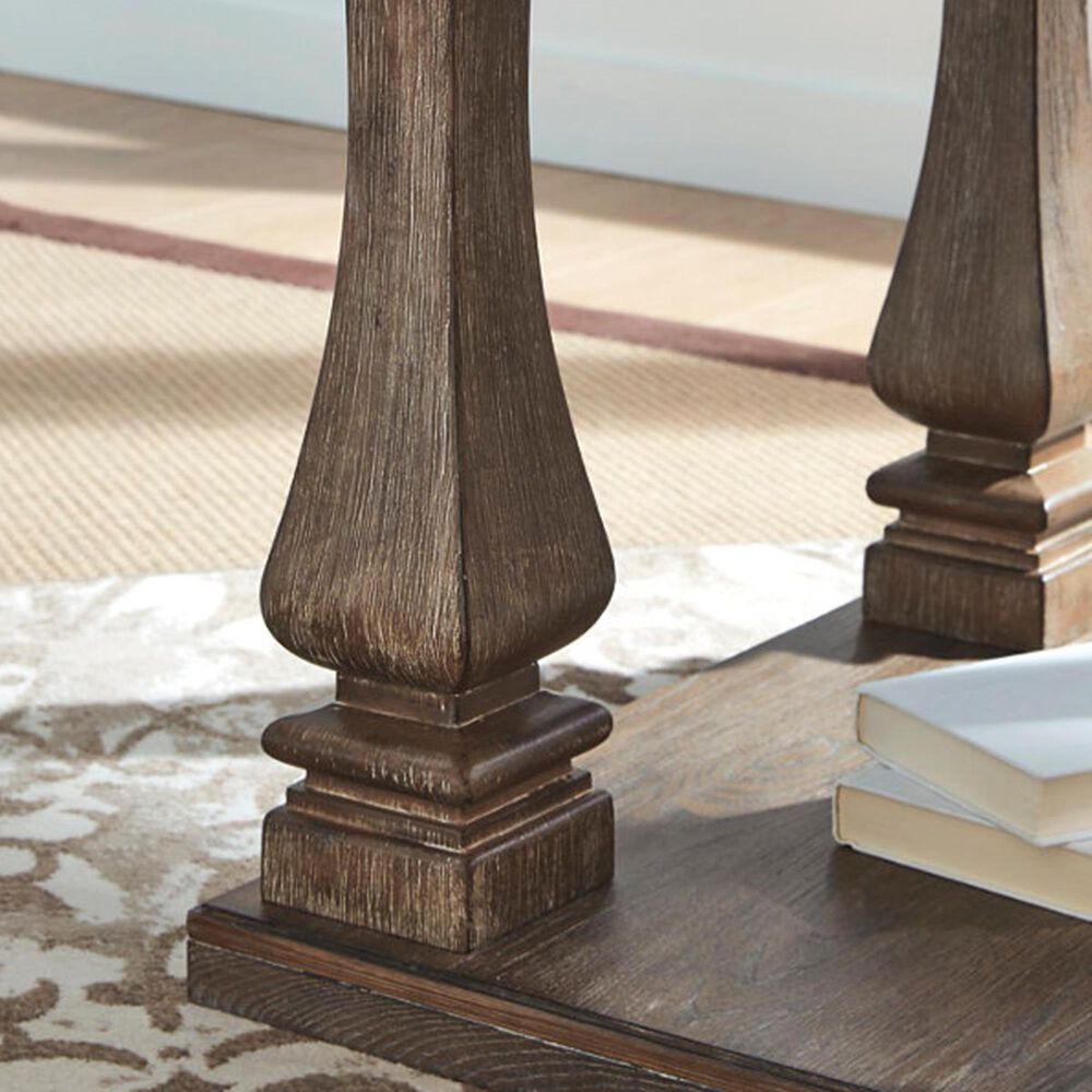Ashley Johnelle End Table in Weathered Gray, , large