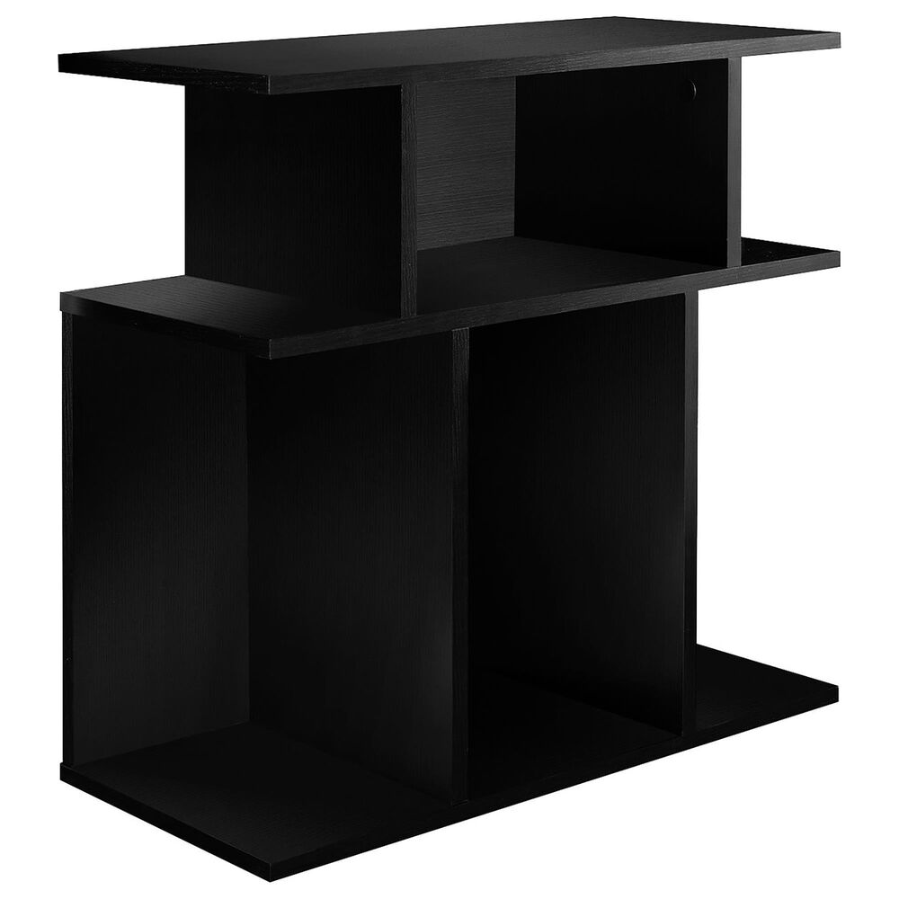 Monarch Specialties 12" x 24" Accent Table in Black, , large