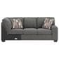 ASHLEY Seyler Lane 3-Piece Left Facing Sectional with Right-Arm Chaise in Greystone, , large