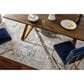 Surya Solar 9"6" x 13" Gray, Teal, Dark Blue, Light Gray, Charcoal and Mustard Area Rug, , large