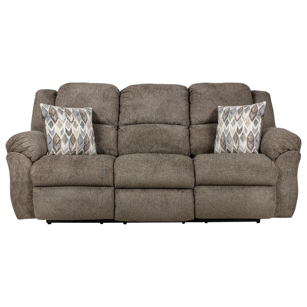 HomeStretch Newport Manual Reclining Sofa in Clove, , large