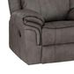 Linon Home Decor Galloway Manual Recliner in Stone Grey, , large