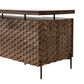 Four Hands Fallon Raffael Desk in Antique Brown and Gunmetal, , large