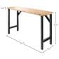 Gladiator 66.5" Wide Hardwood Modular Workbench in Hammered Granite, , large