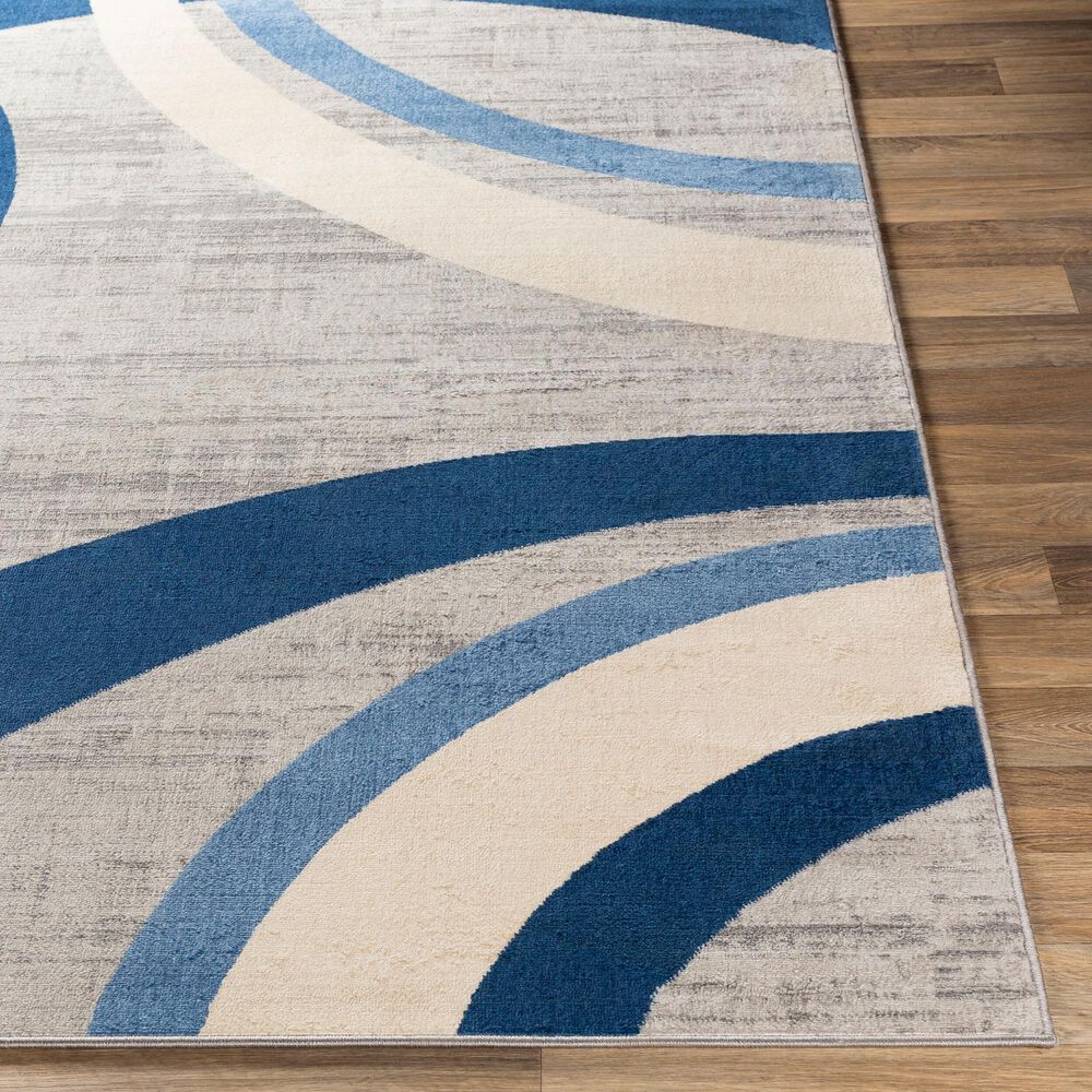 Surya Monaco MOC-2320 8&#39;10&quot; x 12&#39;4&quot; Navy, Denim, Silver Gray and Ivory Area Rug, , large