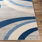 Surya Monaco MOC-2320 8"10" x 12"4" Navy, Denim, Silver Gray and Ivory Area Rug, , large