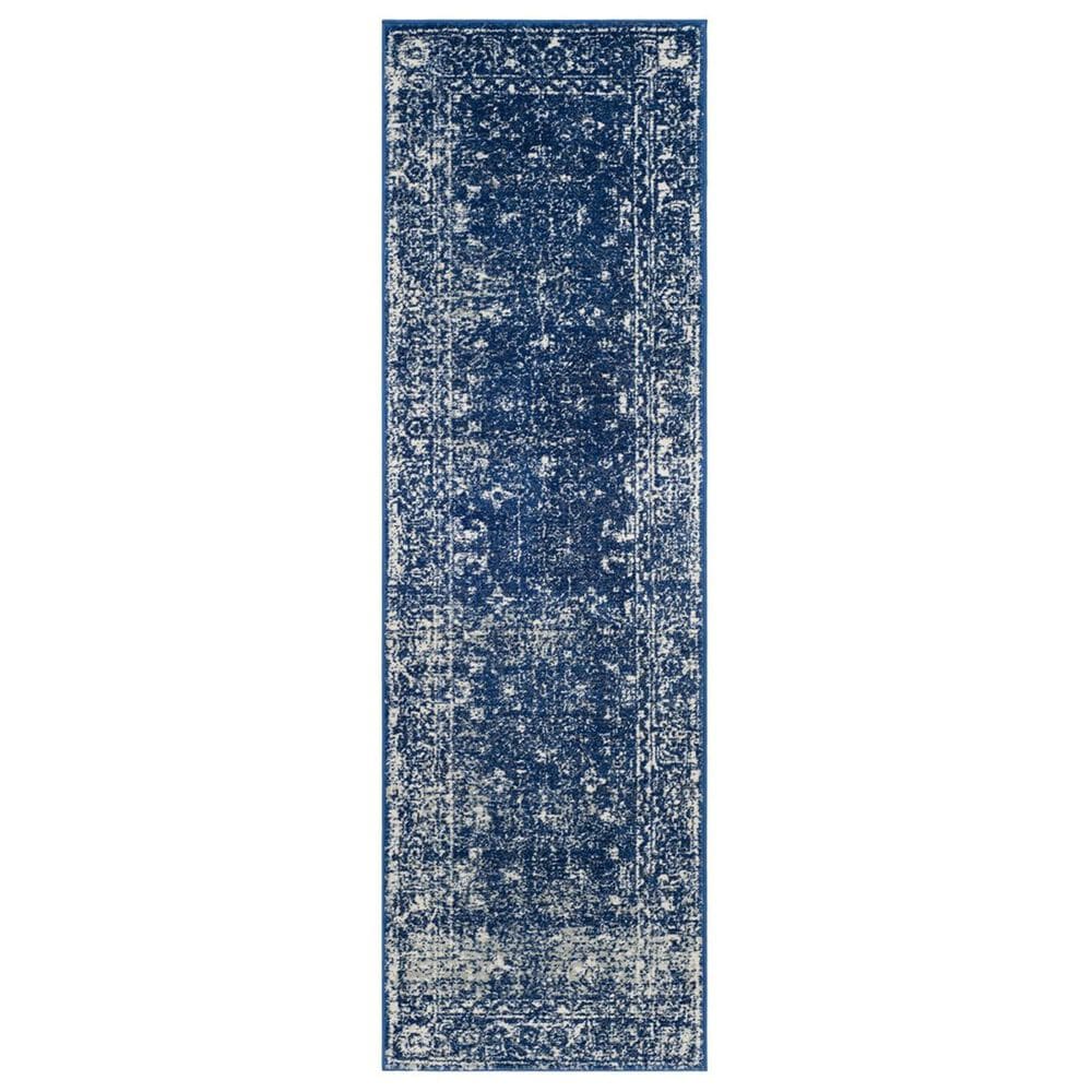 Safavieh Evoke EVK270A-29 2&#39;2&quot; x 9&#39; Navy/Ivory Runner, , large