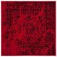 Safavieh Adirondack ADR101F-6SQ 6" x 6"  Red/Black Square Rug, , large