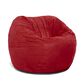 Jaxx 3" Round Bean Bag with Removable Cover in Cherry, , large