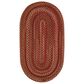 Capel Homecoming 0048-500 1"8" x 2"6" Oval Rosewood Red Area Rug, , large