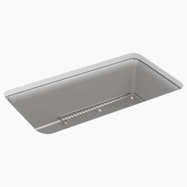 Kohler Cairn 33.5" Single Bowl Sink in Matte Grey, , large