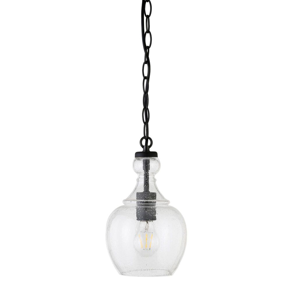 Hudson and Canal Verona 7" Pendant in Black, , large
