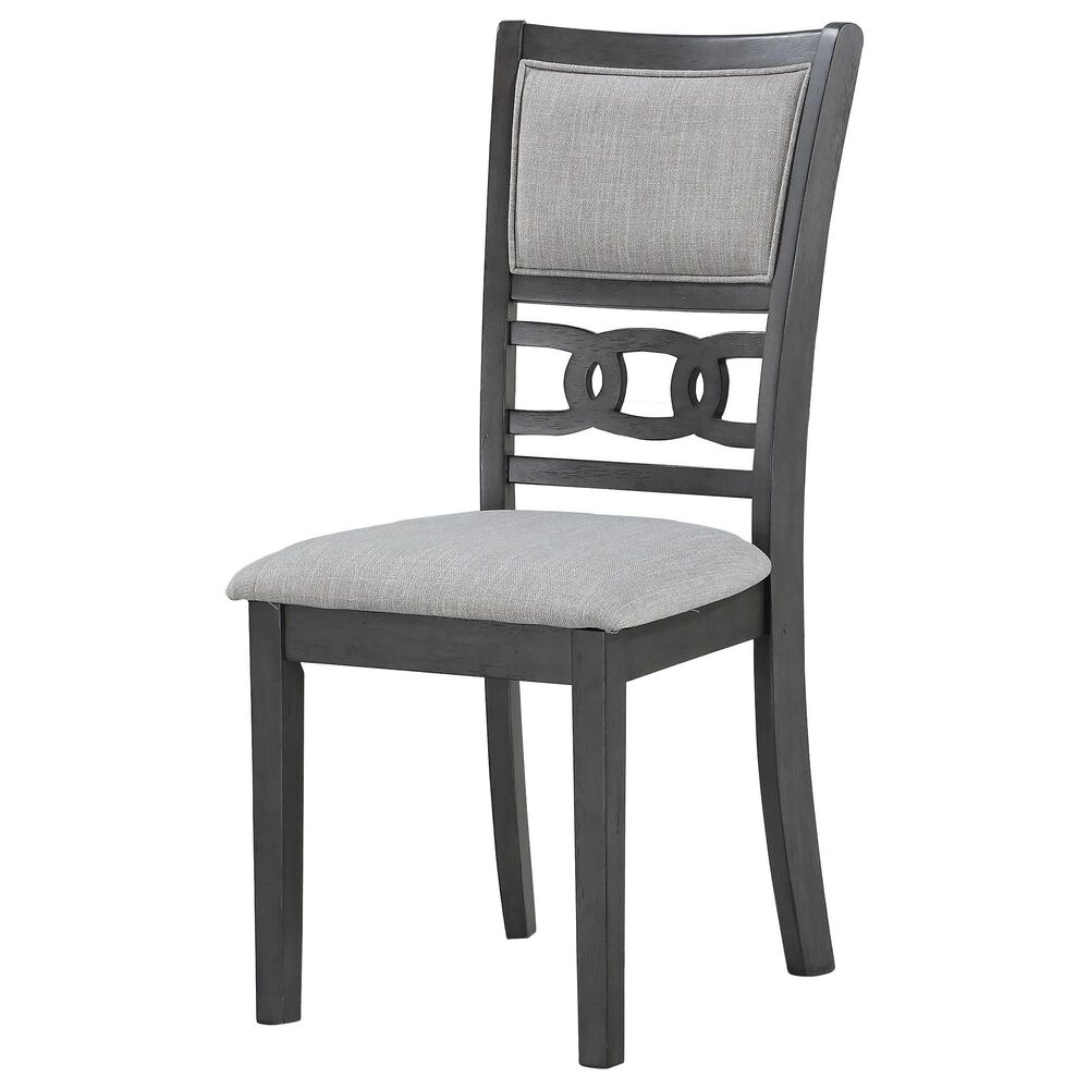 New Heritage Gia 5 Piece Contemporary Dining Height Set in Gray, , large