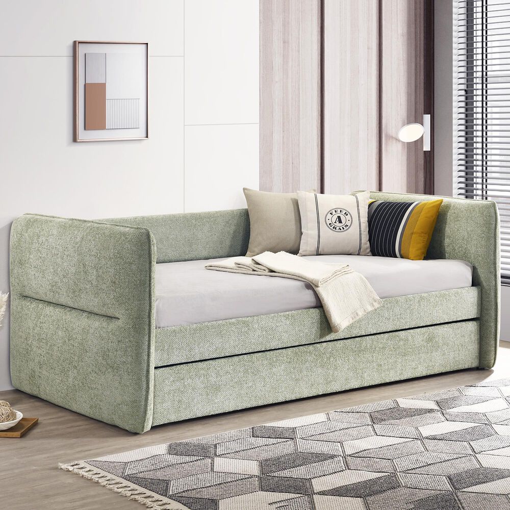 Claremont Philipa Daybed with Trundle in Green, , large