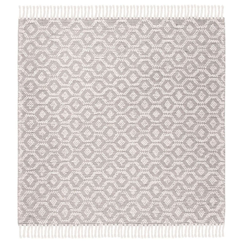 Safavieh Natura NAT318F 6" Square Grey Area Rug, , large