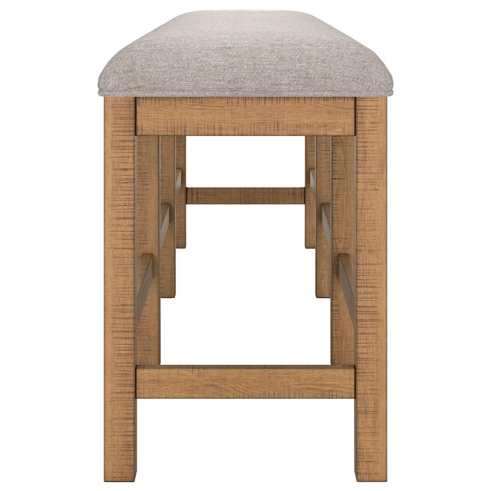 Ashley Havonplane 72&quot; Counter Height Bench in Light Brown, , large