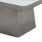 Classic Home Far Marble 31" Coffee Table in Slate Gray, , large
