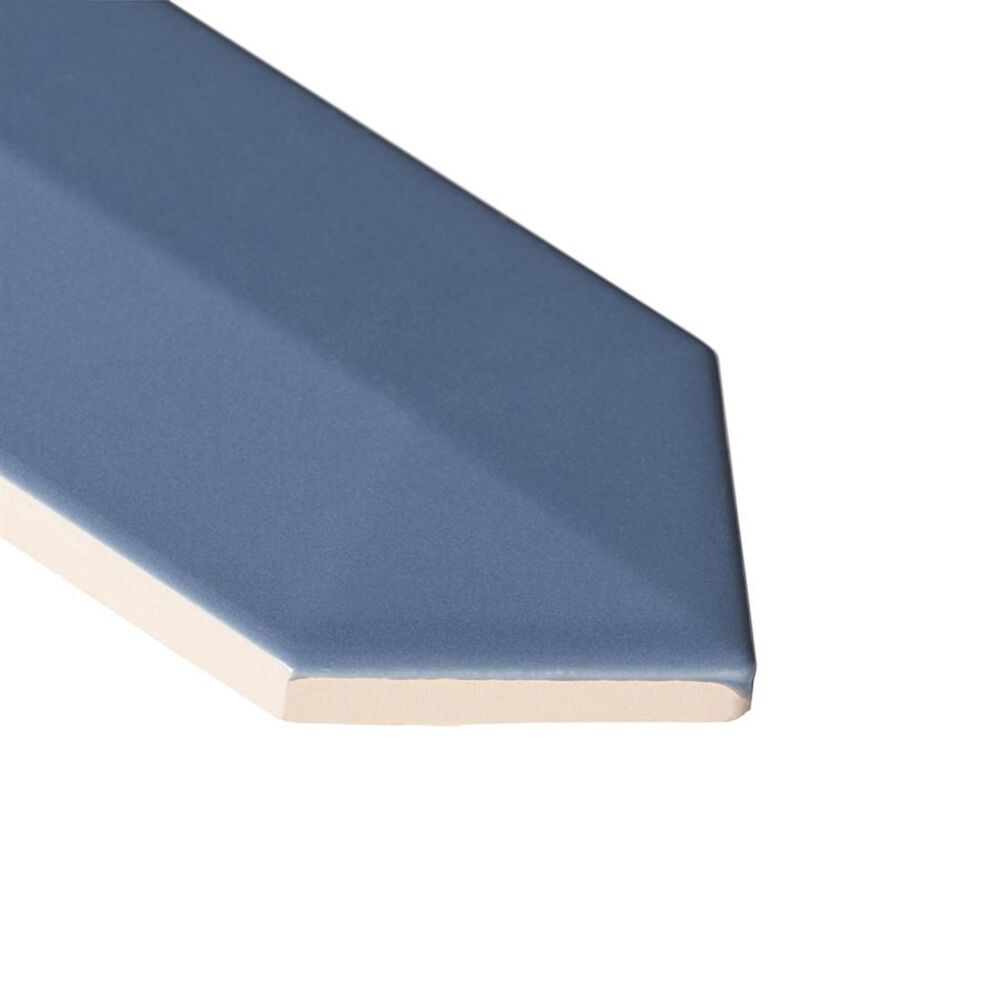 Soho Studio Clark Contour Marine 2.6" x 13" Ceramic Tile, , large