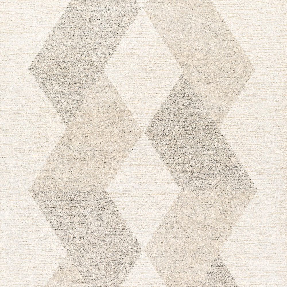 Surya Gavic 6&#39;7&quot; x 9&#39;6&quot; Light Beige, Ivory and Medium Gray Area Rug, , large