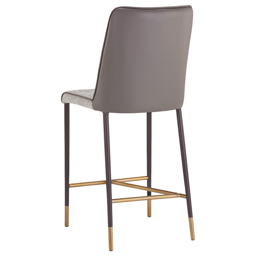 37B Ikon Klaus Counter Stool in Gold and Gunmetal, , large