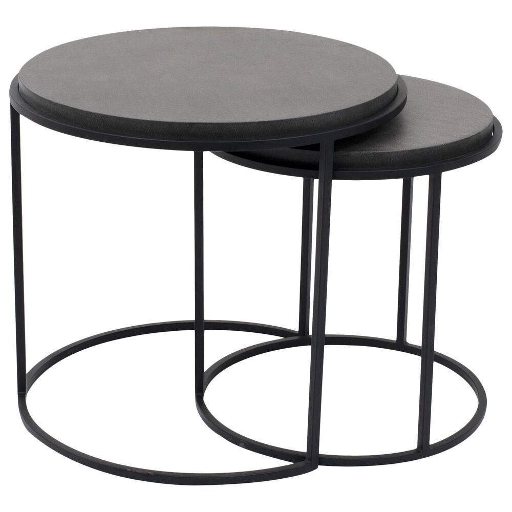 Moe"s Home Collection Roost Nesting Tables in Black (Set of 2), , large