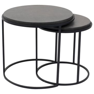 Moe"s Home Collection Roost Nesting Tables in Black (Set of 2), , large