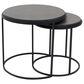 Moe"s Home Collection Roost Nesting Tables in Black (Set of 2), , large
