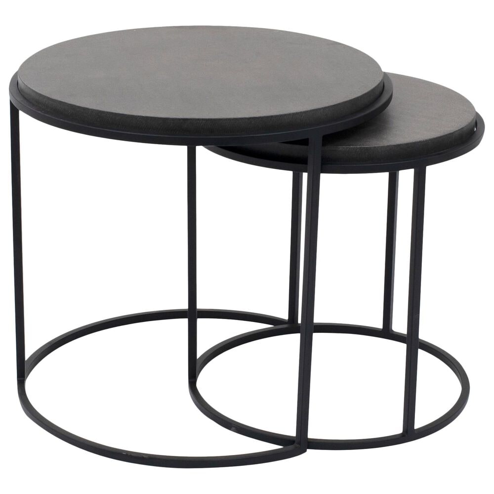 Moe"s Home Collection Roost Nesting Tables in Black (Set of 2), , large