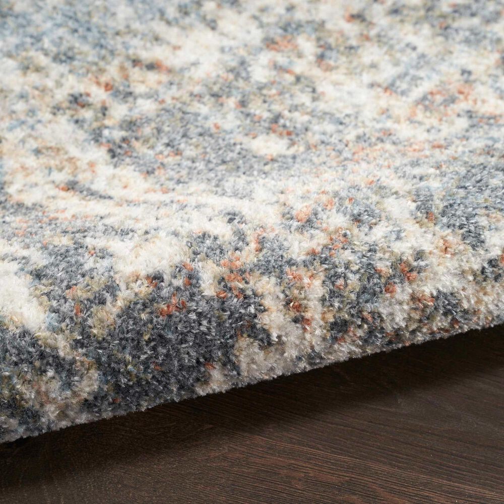 Nourison Astra Machine Washable Abstract 2&#39;2&quot; x 4&#39; Multicolor Area Rug, , large