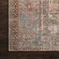 Loloi Loren LQ-15 7"6" x 9"6" Terracotta and Sky Area Rug, , large