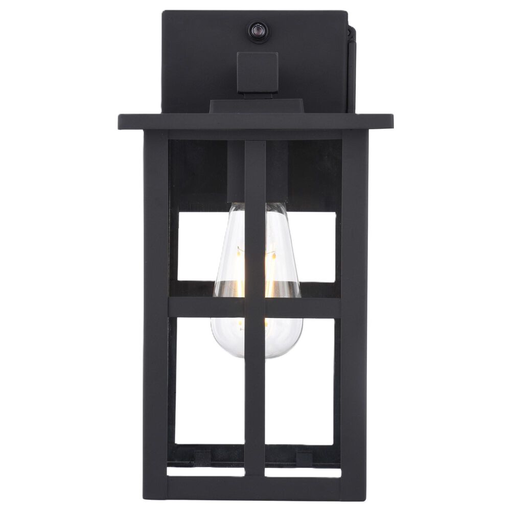 Vaxcel Maywood 11.5" 1-Light Outdoor Wall Sconce in Matte Black, , large