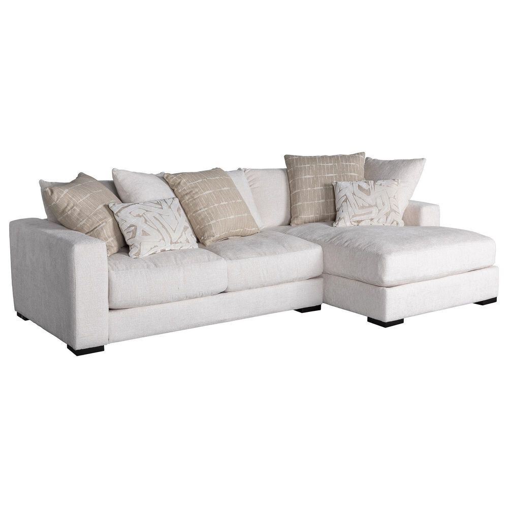 Jonathan Louis International Lombardy 2-Piece Right Facing Sectional in Bungalow Snow, , large