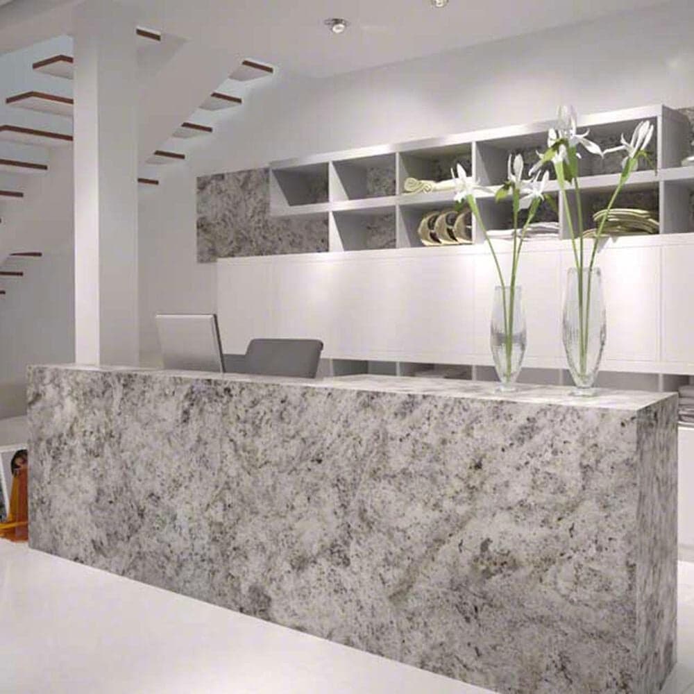 NFM Custom Countertops Salinas White 3cm Granite Countertop, , large