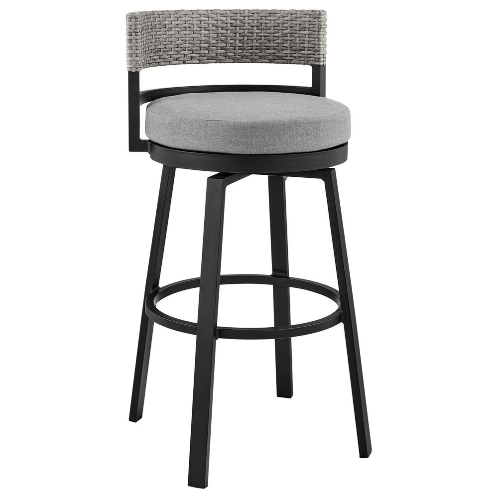 Blue River Encinitas 5-Piece Patio Bar Table Set in Black, , large