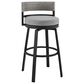 Blue River Encinitas 5-Piece Patio Bar Table Set in Black, , large