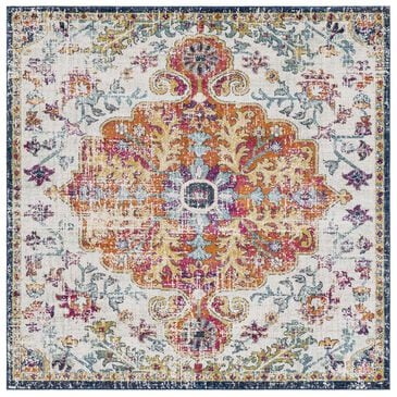Surya Harput HAP-1000 6"7" Square Saffron and Gray Area Rug, , large
