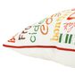 Rizzy Home 20" x 20" Down Filled Throw Pillow in Ivory and Multicolor, , large